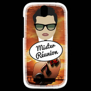 Coque HTC One SV Mister Réunion Brun