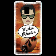 Coque LG P990 Mister Réunion Brun