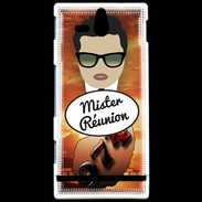 Coque Sony Xperia U Mister Réunion Brun