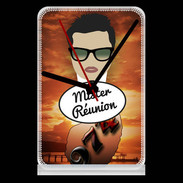 Pendule de bureau Mister Réunion Brun