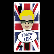 Coque LG Optimus L9 Mister UK Blond