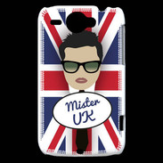 Coque HTC Wildfire G8 Mister UK Brun