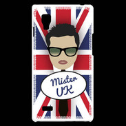 Coque LG Optimus L9 Mister UK Brun