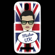 Coque HTC One SV Mister UK Brun