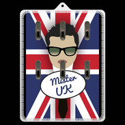 Porte clés Mister UK Brun