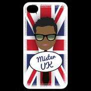 Coque iPhone 4 / iPhone 4S Mister UK Black