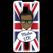 Coque LG P990 Mister UK Black