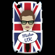 Coque Blackberry 8520 Mister UK Chatain