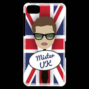 Coque Blackberry Z10 Mister UK Chatain
