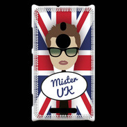 Coque Nokia Lumia 925 Mister UK Chatain