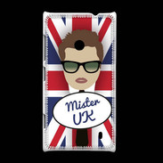 Coque Nokia Lumia 520 Mister UK Chatain