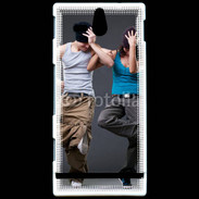 Coque Sony Xperia U Couple street dance