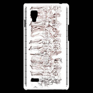 Coque LG Optimus L9 French Cancan 5