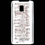 Coque LG P990 French Cancan 5