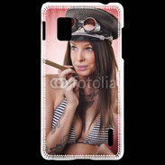 Coque LG Optimus G Pin up aviator