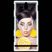 Coque Sony Xperia U Lolita lollipops