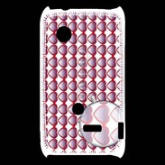 Coque Sony Xperia Typo Lunettes coeur