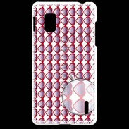 Coque LG Optimus G Lunettes coeur