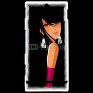Coque Sony Xperia U brunette