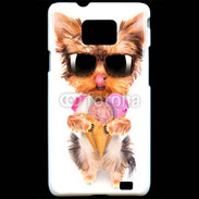Coque Samsung Galaxy S2 Yorkshire avec un cornet de glace