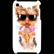Coque iPhone 3G / 3GS Yorkshire avec un cornet de glace