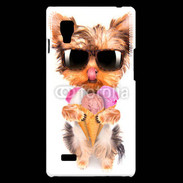 Coque LG Optimus L9 Yorkshire avec un cornet de glace