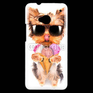 Coque HTC One Yorkshire avec un cornet de glace