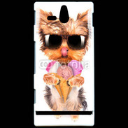 Coque Sony Xperia U Yorkshire avec un cornet de glace
