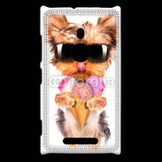 Coque Nokia Lumia 925 Yorkshire avec un cornet de glace