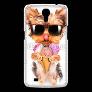 Coque Samsung Galaxy Mega Yorkshire avec un cornet de glace