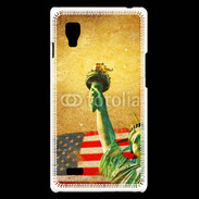 Coque LG Optimus L9 Vintage USA 15
