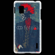 Coque LG Optimus G Tête de mort Punk