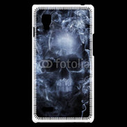 Coque LG Optimus L9 Tête de mort en fumée 5