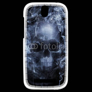 Coque HTC One SV Tête de mort en fumée 5
