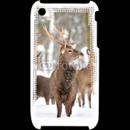 Coque iPhone 3G / 3GS Cerf et biche en troupeau