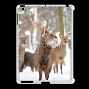 Coque iPad 2/3 Cerf et biche en troupeau