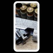Coque iPhone 4 / iPhone 4S Vintage fusil et cartouche