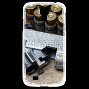 Coque Samsung Galaxy S4 Vintage fusil et cartouche