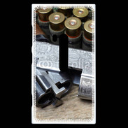 Coque Nokia Lumia 920 Vintage fusil et cartouche