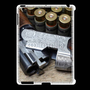 Coque iPad 2/3 Vintage fusil et cartouche