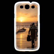Coque Samsung Galaxy S3 Pécheur au levé du soleil