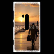 Coque Nokia Lumia 920 Pécheur au levé du soleil