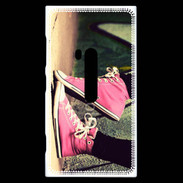 Coque Nokia Lumia 920 Converses roses vintage