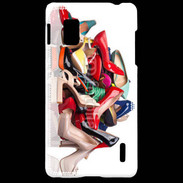 Coque LG Optimus G Pêle mêle chaussures