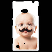 Coque Nokia Lumia 720 Bébé avec moustache