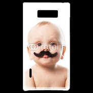Coque LG Optimus L7 Bébé avec moustache