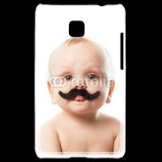 Coque LG Optimus L3 II Bébé avec moustache