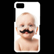 Coque Blackberry Z10 Bébé avec moustache