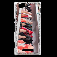 Coque Sony Xperia M Dressing chaussures
