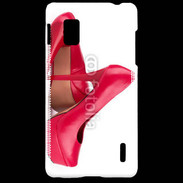 Coque LG Optimus G Escarpins plateformes rouges